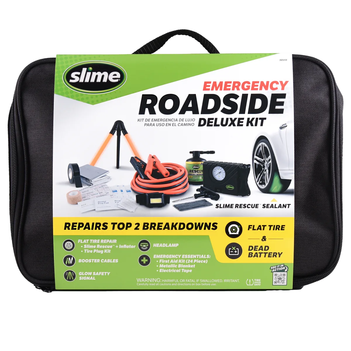Slime Deluxe Emergency Roadside Kit
